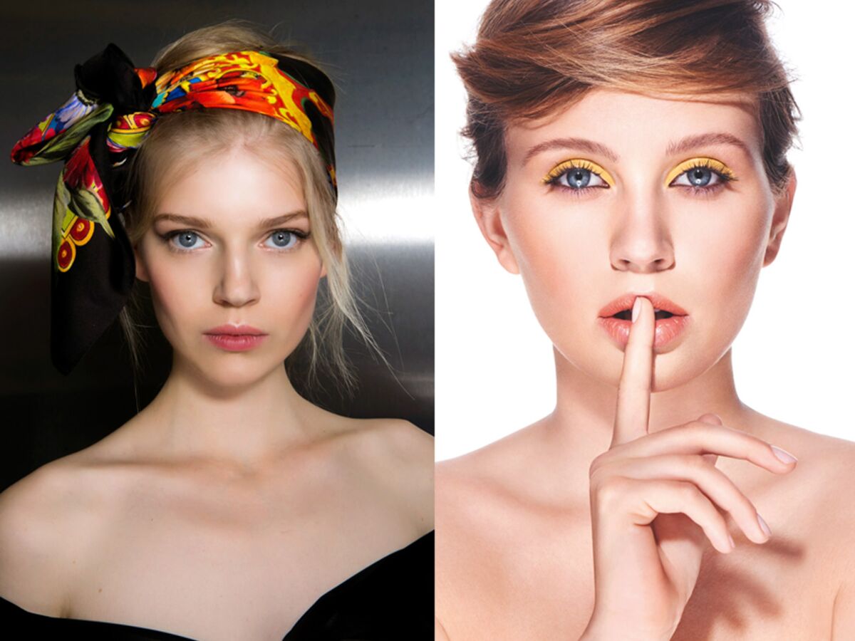 Coiffure et make-up : osez la couleur : Femme Actuelle Le MAG