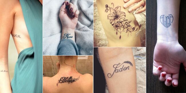 10 Idees De Tatouages Prenom Femme Actuelle Le Mag