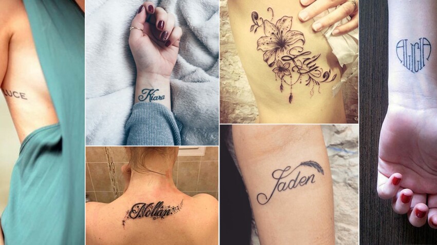 10 idées de tatouages prénom