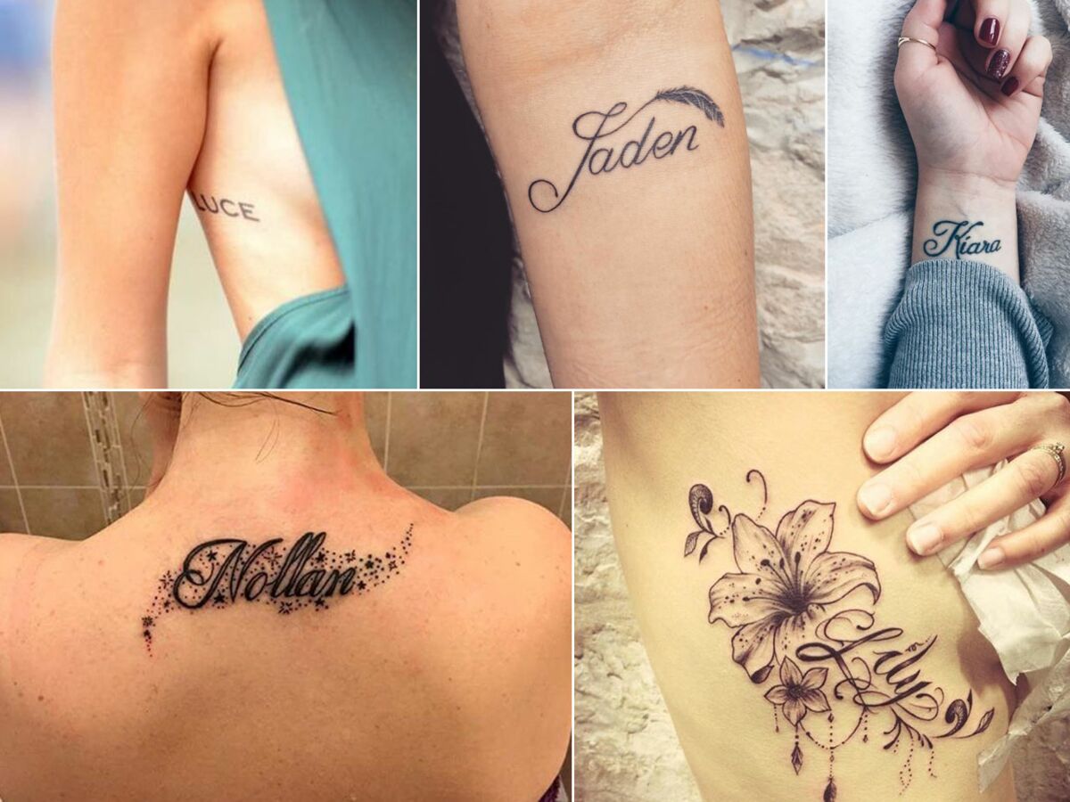 10 Idees De Tatouages Prenom Femme Actuelle Le Mag