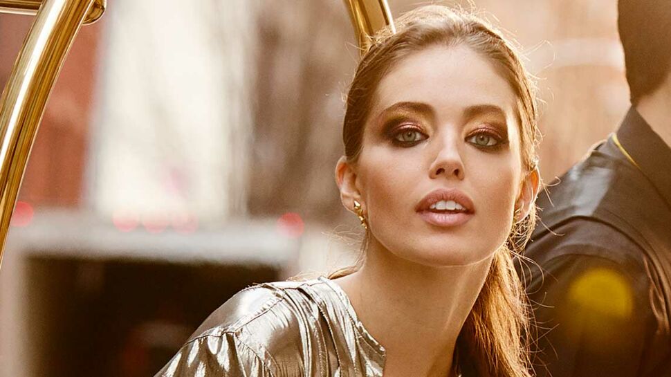 7 façons de porter le maquillage doré avec style