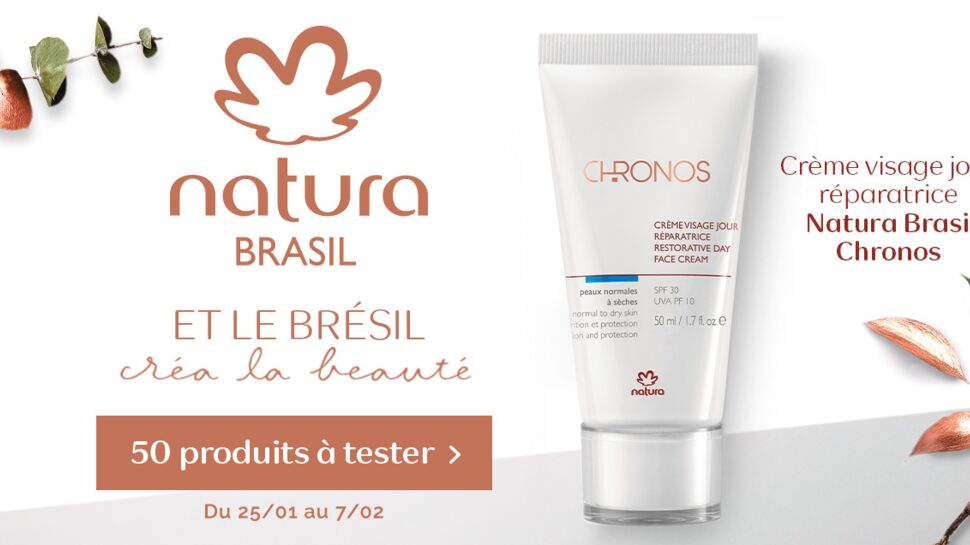 Testez la Crème Visage Jour Réparatrice Chronos de Natura Brasil