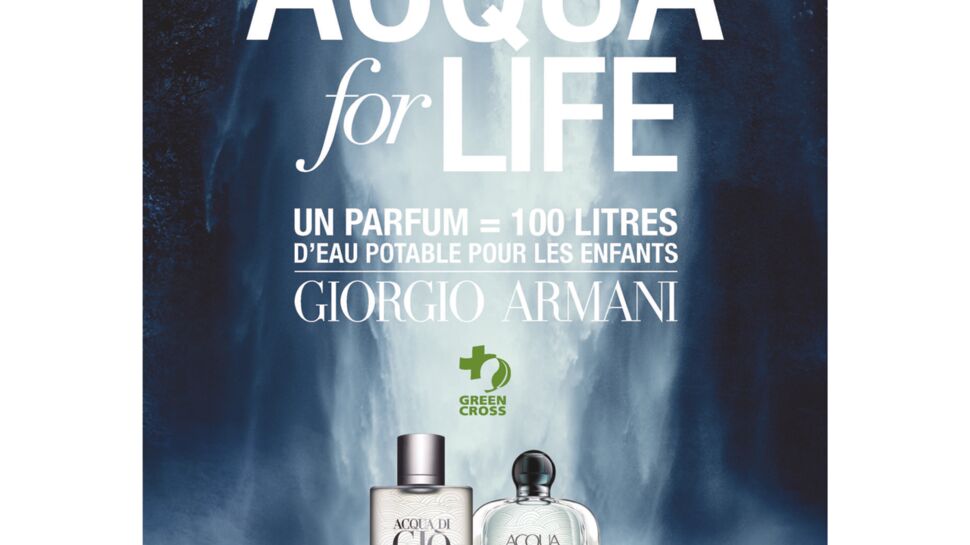 Deux éditions limitées de fragrances Giorgio Armani pour promouvoir l'accès à l'eau potable