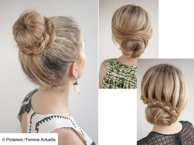 Donut Pour Chignon Volume - Accessoire Coiffure Châtain 6.5cm, Neuf