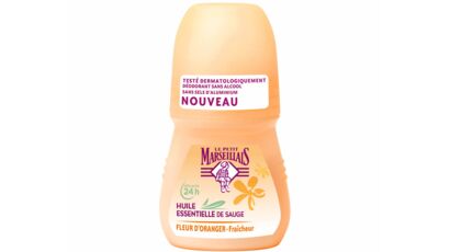 Déodorant douceur Huile essentielle de Sauge Fleur de Coton - Le Petit  Marseillais - 200 ml