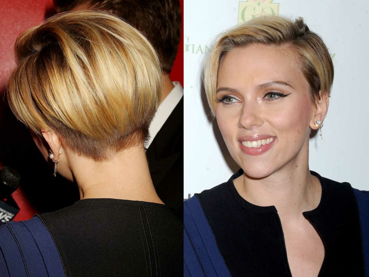 Scarlett Johansson et sa nouvelle coupe courte : Femme Actuelle Le MAG