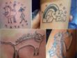 Nouvelle tendance étrange : se faire tatouer des dessins niveau école maternelle