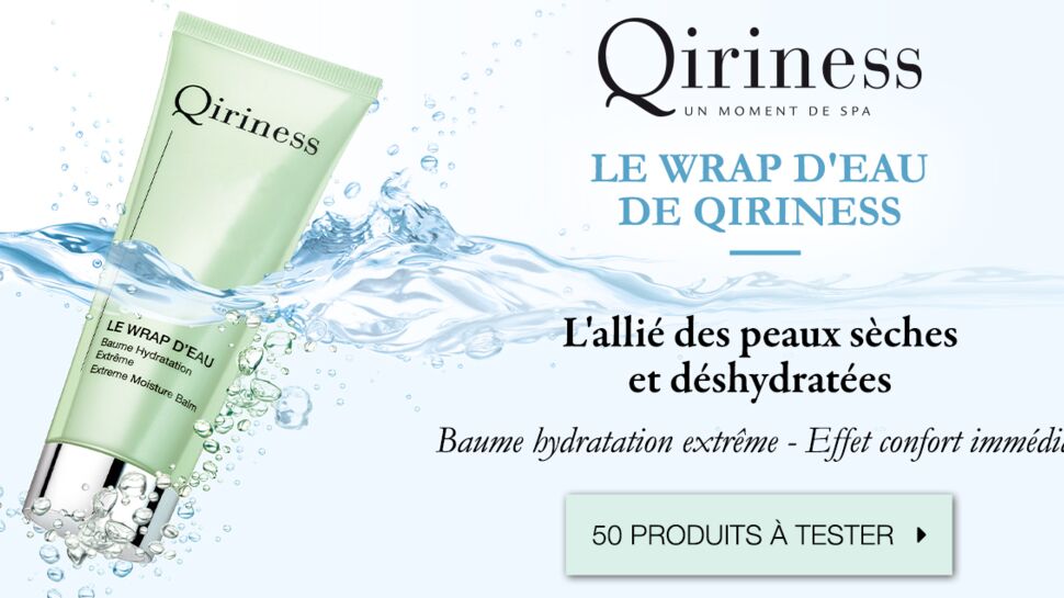 Testez le Wrap d'Eau Baume Hydratation Extrême de Qiriness