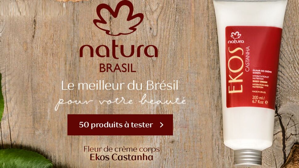 Testez la Fleur de Crème Corps Ekos Castanha avec Femme Actuelle Beauté Addict