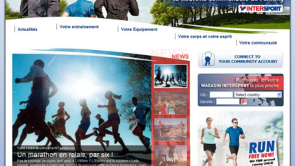 Intersport crée un site communautaire consacré au running