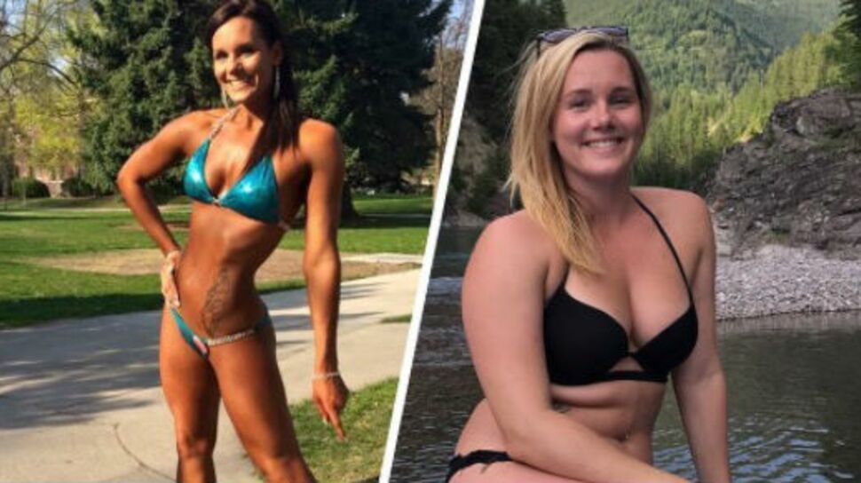 Une bodybuildeuse arrête le sport et poste ses photos avant/après