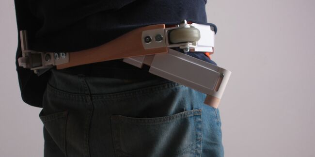 Nouveauté pratique et design : la trottinette-ceinture !