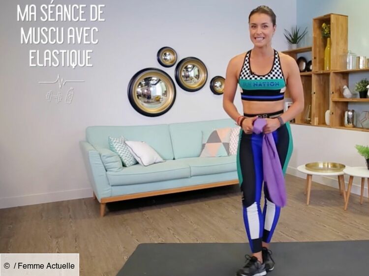6 exercices à faire avec un élastique de musculation : Femme Actuelle Le MAG