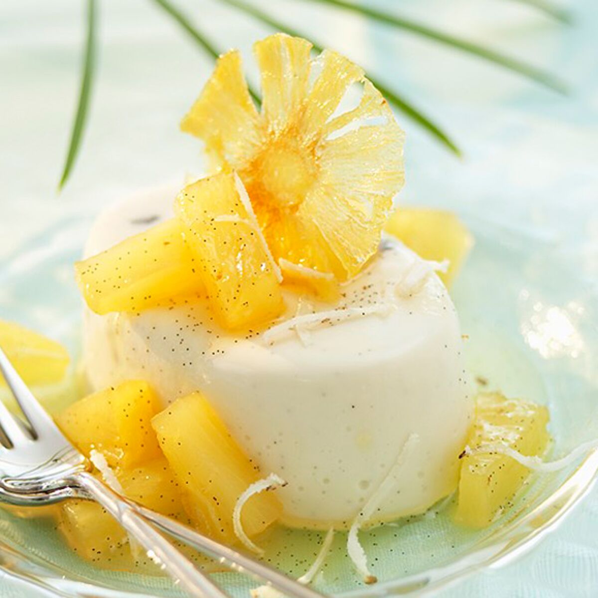 Recette De La Panna Cotta Ananas Coco Femme Actuelle Le Mag