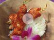 Vidéo : les brochettes de poulet tandoori et ses aubergines grillées