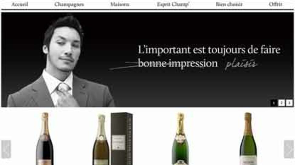 Un site de vente en ligne exclusivement dédié au champagne