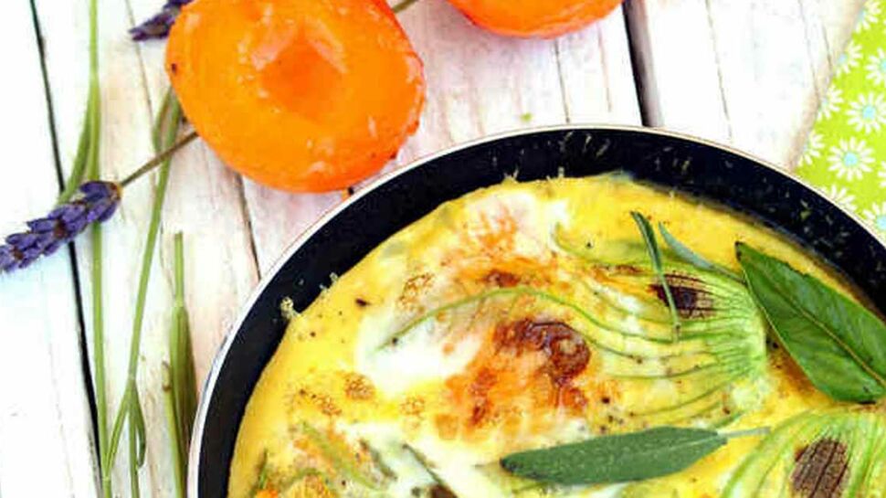 Coup de coeur blog : l’omelette aux fleurs de courgette