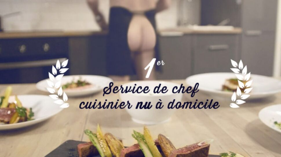 Ça buzze : le premier service de cuisinier nu à domicile