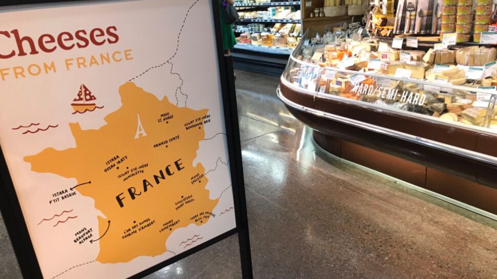 Etats-Unis : une carte des fromages français truffée d'erreurs amuse la Toile