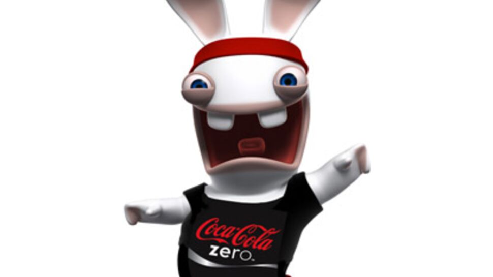 Les lapins crétins sur les canettes de Coca-Cola Zéro à partir de juin