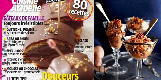 Nouveau magazine Pâtisserie : la recette de la mousse au chocolat !