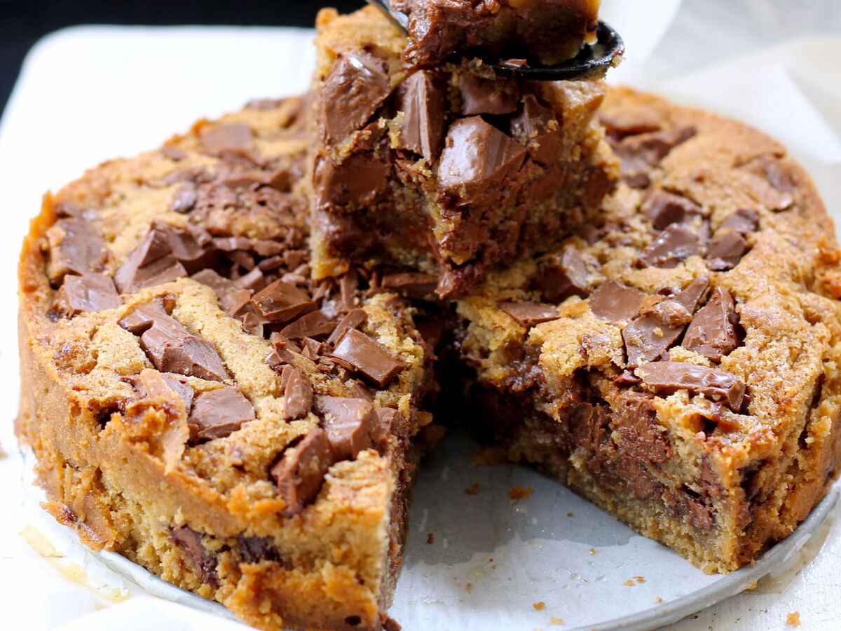 La Recette Du Blondie Le Gateau Inratable Le Plus Rapide Femme Actuelle Le Mag