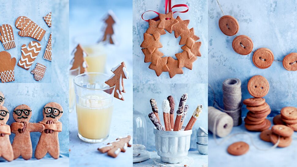 Biscuits de Noël : 6 modèles avec du gingerbread
