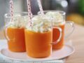 La délicieuse recette du cappuccino carottes citron chantilly