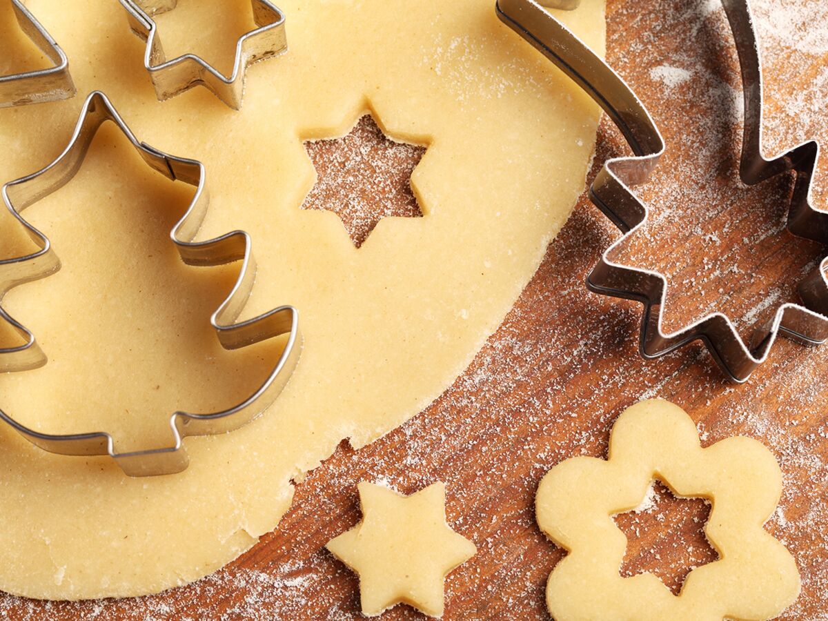 Recette Biscuits sablés père Noël à la pâte à sucre