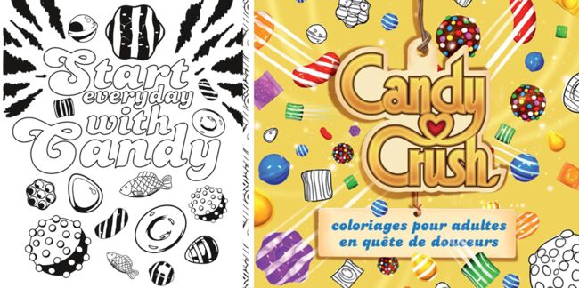 Candy Crush : le livre de coloriage