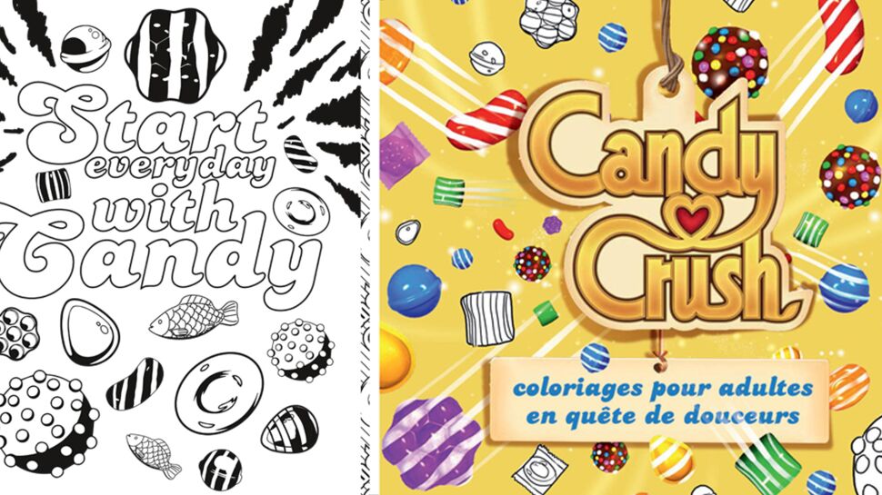 Candy Crush : le livre de coloriage