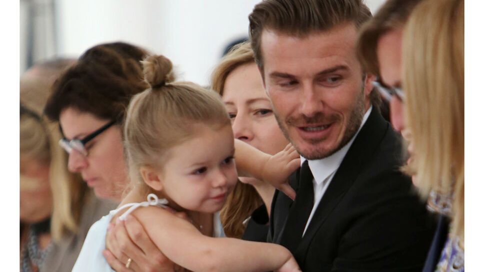 Photos : David Beckham, compètement gaga de sa fille