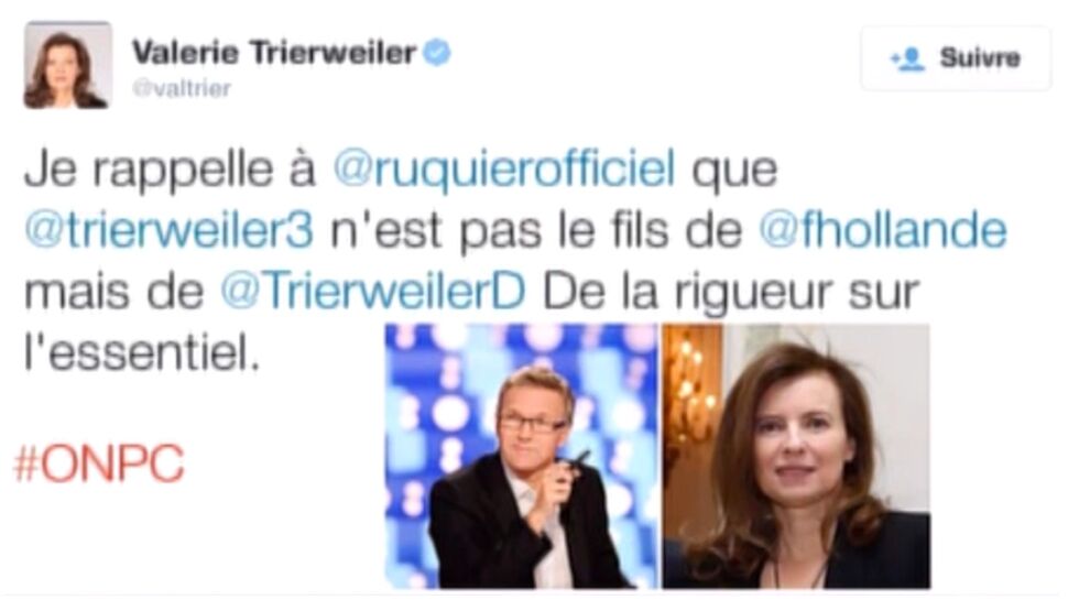 Ruquier tacle Trierweiler : « J’ai enfin compris le calvaire du président »