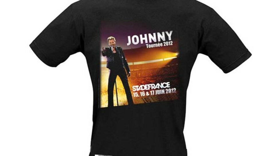Un t-shirt en guise de billet pour le concert de Johnny Hallyday