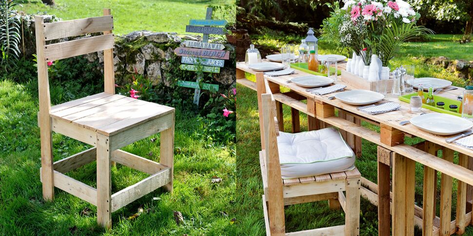 DIY : comment fabriquer une chaise de jardin en palettes ?