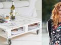 DIY : la table basse-palettes de Sophie Ferjani