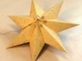 Décoration de noël : une étoile à 7 branches
