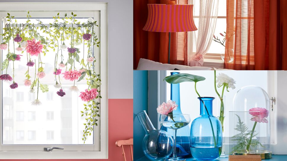 3 idées d’Ikea pour décorer ses fenêtres avec des fleurs