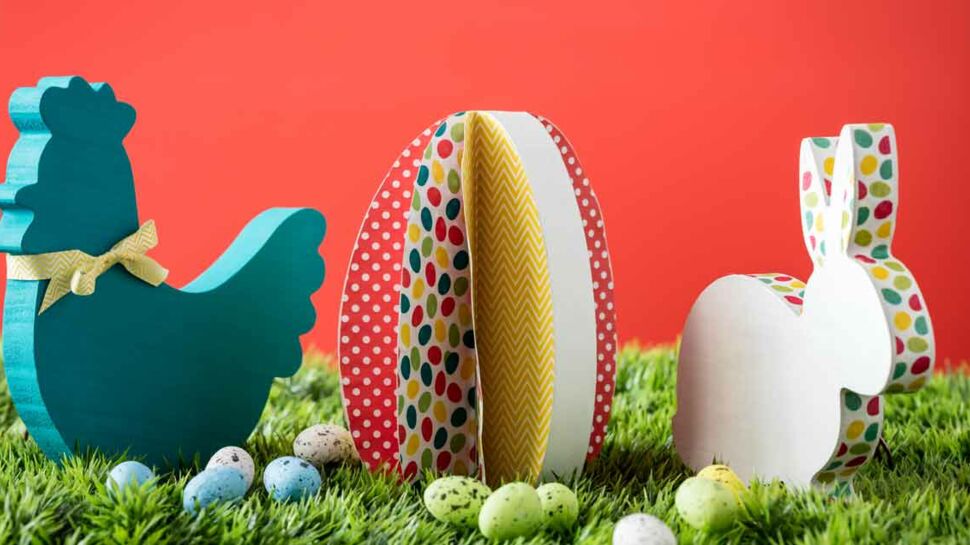 Des animaux 3D pour ma décoration de Pâques