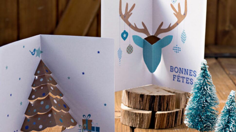 Gratuit : des cartes pop-up à imprimer pour les fêtes de fin d’année