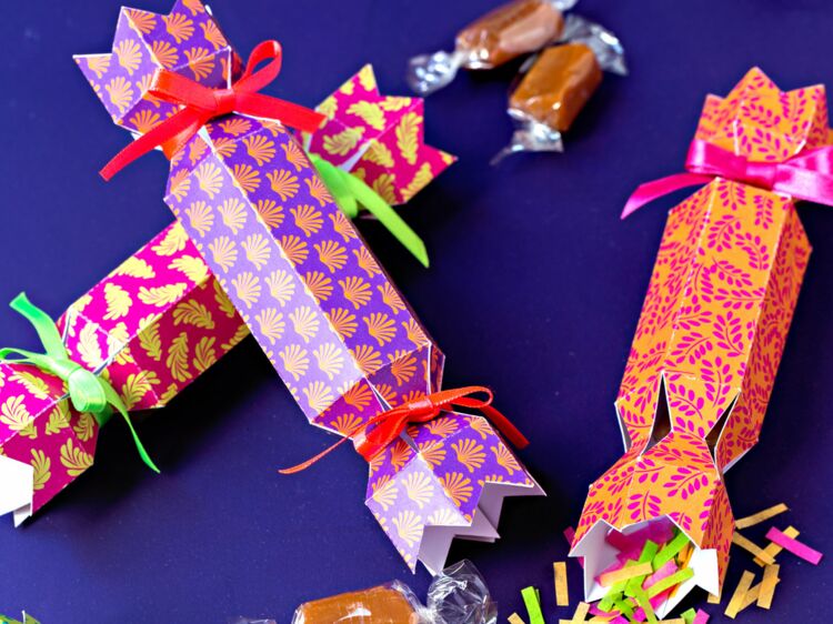 Comment faire des papillotes en papier pour Noël Femme Actuelle Le MAG