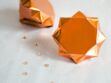 Un diamant origami en cuivre pour ma déco de Noël