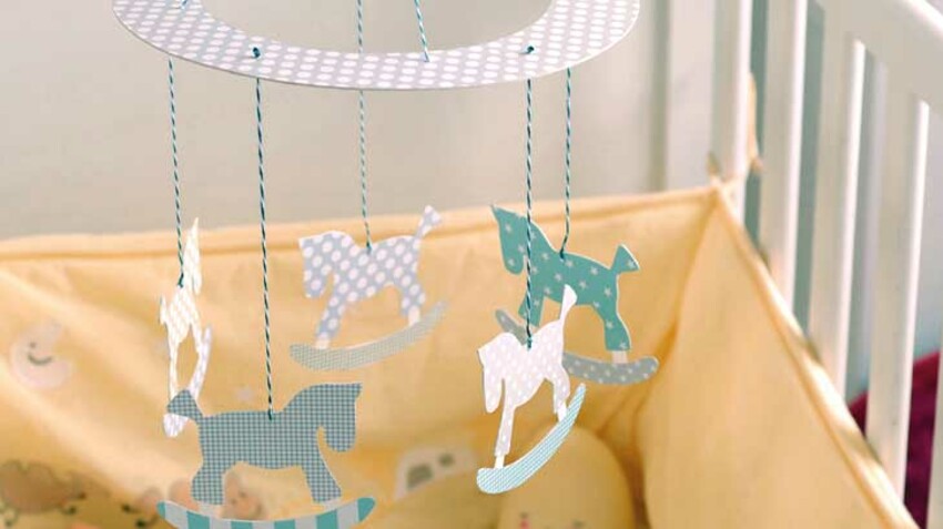 Diy Bebe Un Mobile En Papier Femme Actuelle Le Mag