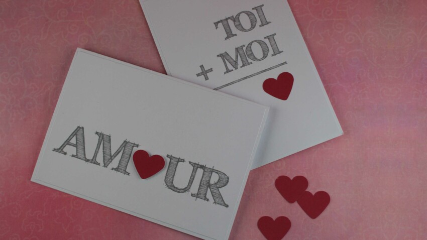 Diy Saint Valentin Une Carte Facile Et Rapide Femme Actuelle Le Mag