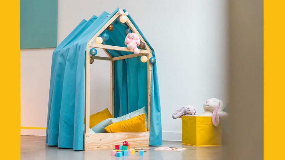 DIY : Une cabane pour la chambre d’enfant