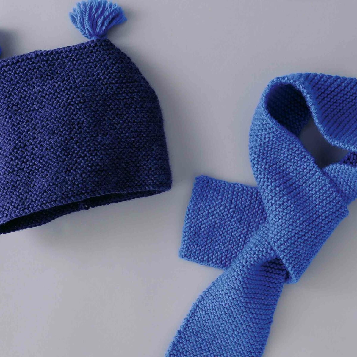 Bonnet & écharpe en laine pour bébé