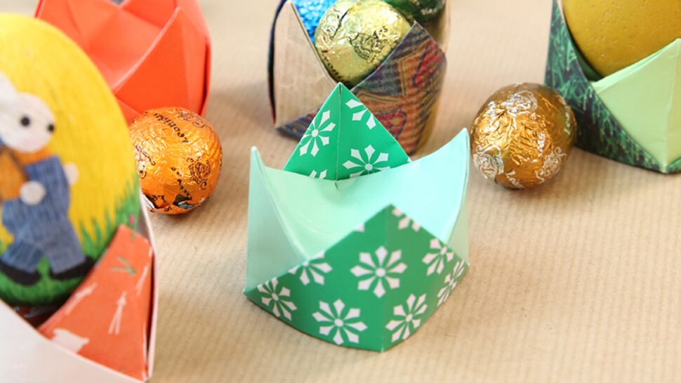 Origami faciles et pliage de serviettes pour une déco de Pâques express
