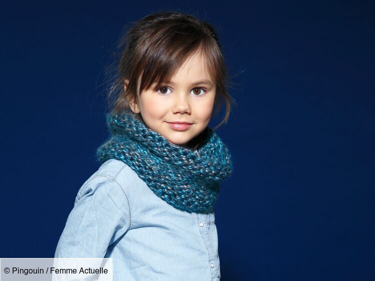 Un snood enfant facile tricoter Femme Actuelle Le MAG