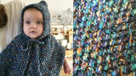 Tricot Gratuit Un Poncho Pour Bebe Femme Actuelle Le Mag