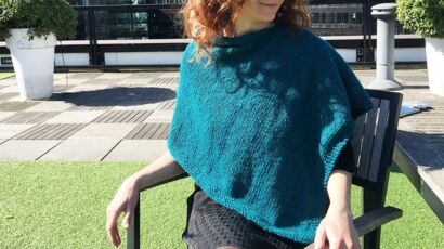 Un Poncho Tricote Pour Bebe Femme Actuelle Le Mag